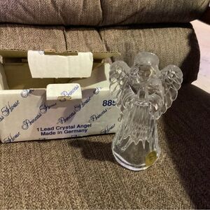Princess House Lead Crystal Standing Angel Figurine